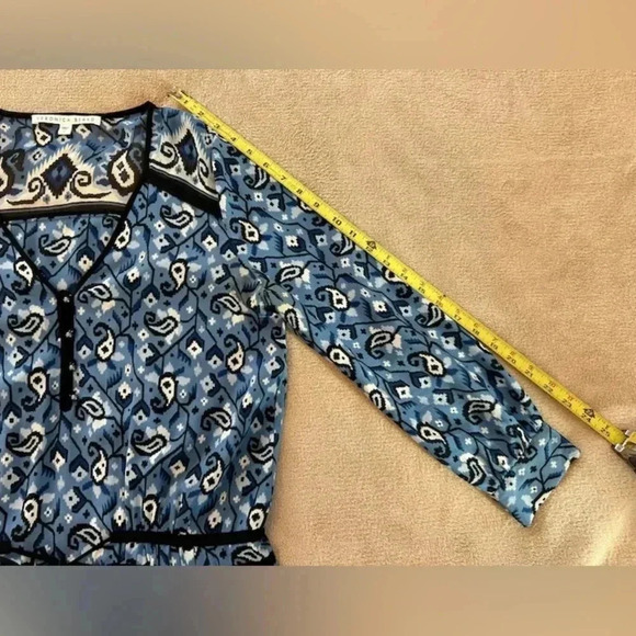 Veronica Beard Women’s Venice Ikay Front Tie Dress. Blue size 2. - Picture 7 of 15